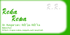 reka repa business card